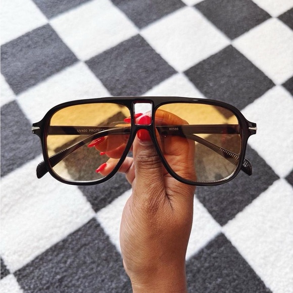 Vintage Style Aviator Sunglasses - Picture 4 of 7